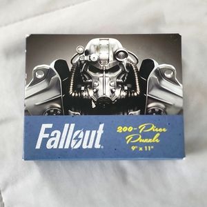 Fallout 200 Piece Puzzle Jigsaw 9“ X 11“ Bethesda USAopoly T-60 Power Armor